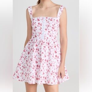 REFORMATION
Women's Sheri Floral Linen Minidress In Multicolor